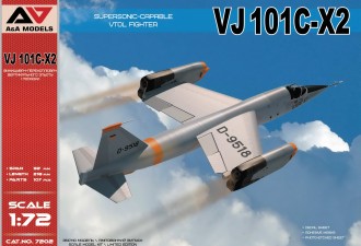 Scale model  VJ 101C-X2 Supersonic-capable VTOL fighter