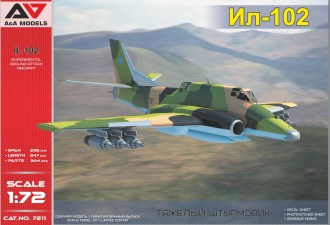 Scale model  IL-102 Experimental ground-attack aircraft 