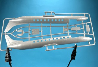 Scale model  SA-227AC turboprop airliner