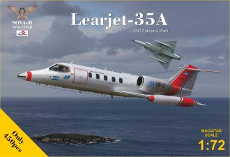 Scale model  Learjet 35A (Falkland war 1982)