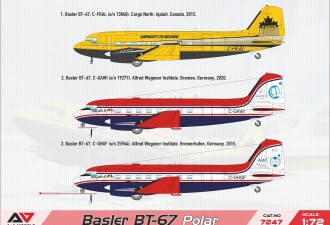 Scale model  Basler BT-67 POLAR (with ski)