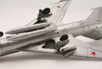 Scale model  Sukhoi Su-7 Soviet fighter