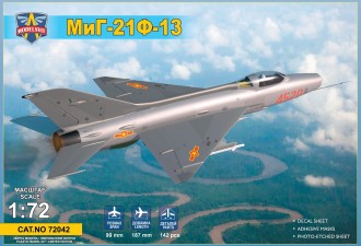Scale model  MiG-21 F-13 Supersonic jet fighter