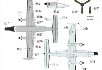 Scale model  P-95B  Bandeirulha (Brazil liveries)