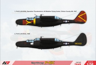 Scale model  P-61C "Black widow"(Thunderstorm project)