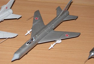Scale model  I-75 Advanced soviet interceptor prototype
