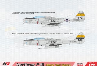 Scale model  F-15A "Reporter" (NACA Test flights)