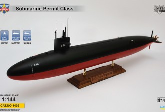 Scale model  USS Permit (SSN-594)