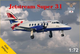 Scale model  Jetstream Super 31 (5 blade propellers vers)