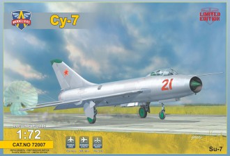 Scale model  Sukhoi Su-7 Soviet fighter