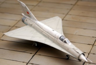 Scale model  Analog A-144-1 (MiG21 prototype #1)