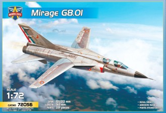 Scale model  Mirage G8.01 experimental fighter